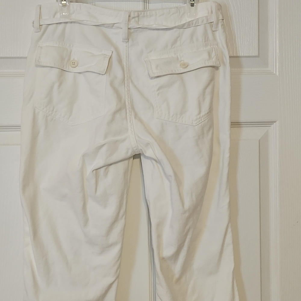 Lucky Brand White Drawstring Chinos - Picture 2 of 16